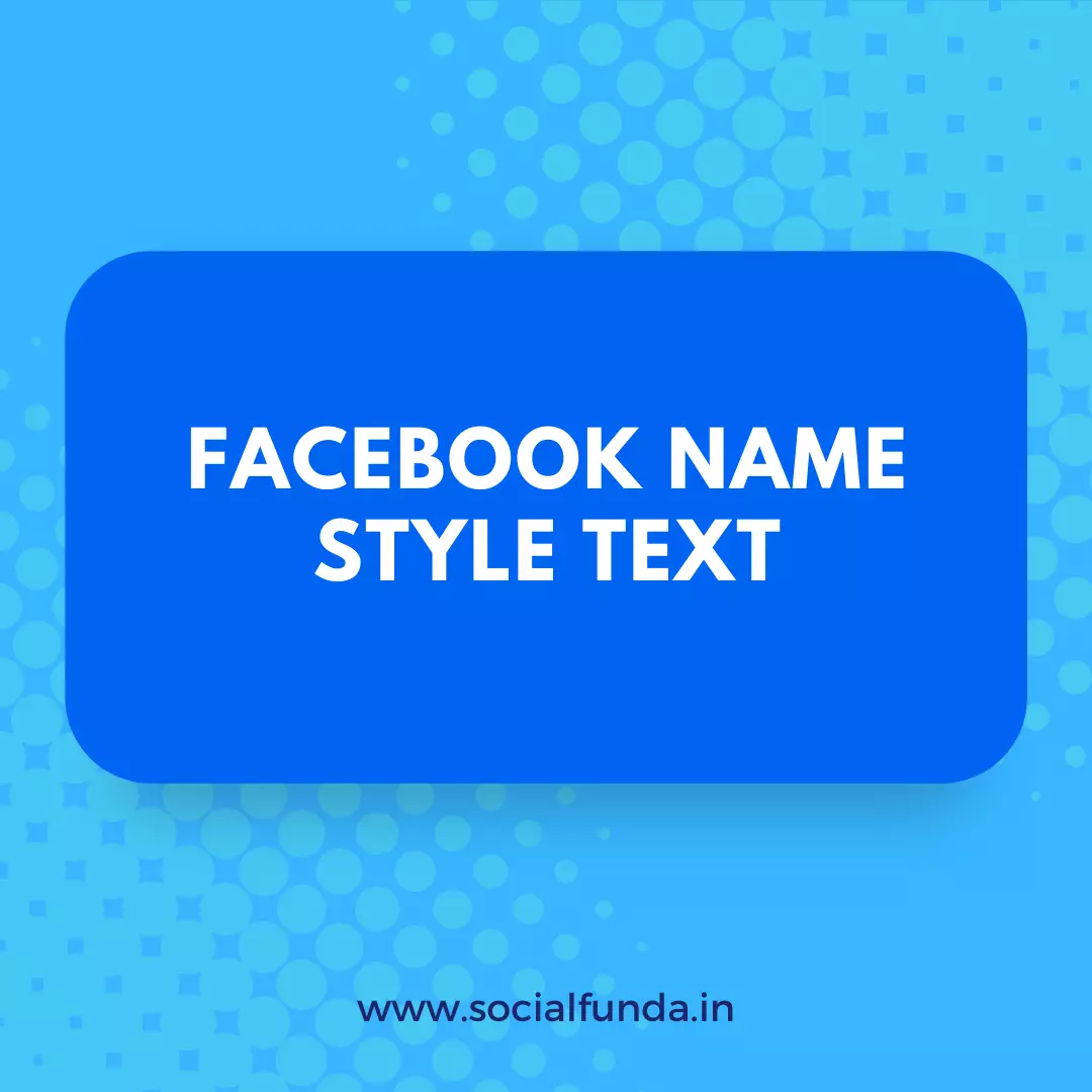 Facebook Name Style Text