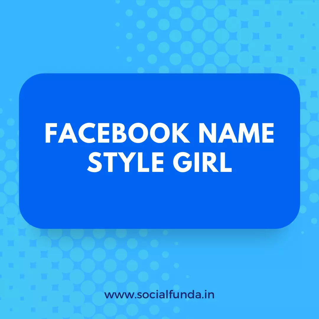 Facebook Name Style Girl