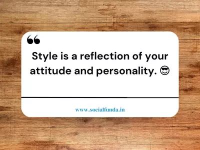 Captions For Attitude And Style