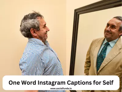 One Word Instagram Captions for Self
