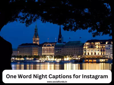 One Word Night Captions for Instagram