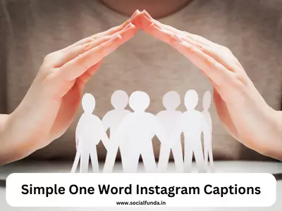 Simple One Word Instagram Captions