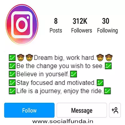 Stylish Bio For Instagram Motivational