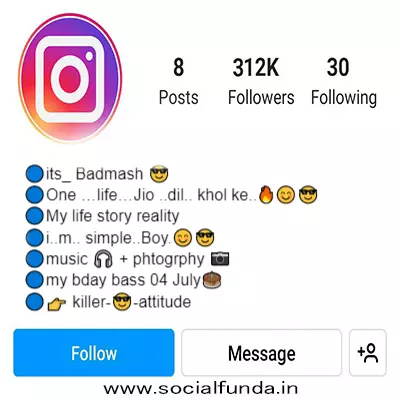 Stylish VIP Bio For Instagram