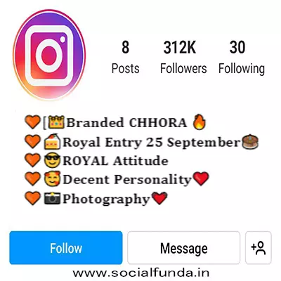 Swag Bio For Instagram In Stylish Font