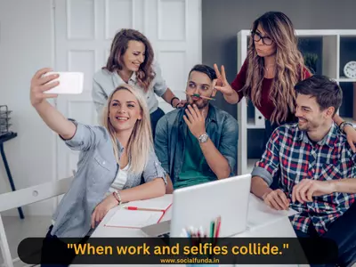 Instagram Captions for Office Selfies