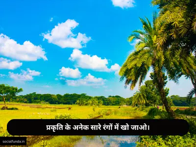 Nature Captions for Instagram in Hindi