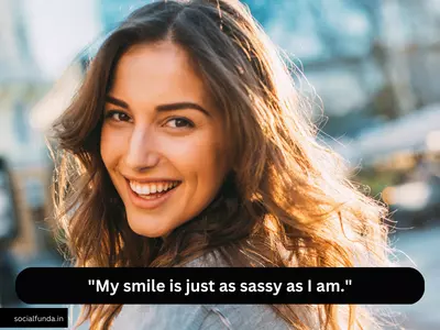 Sassy Smile Captions for Instagram
