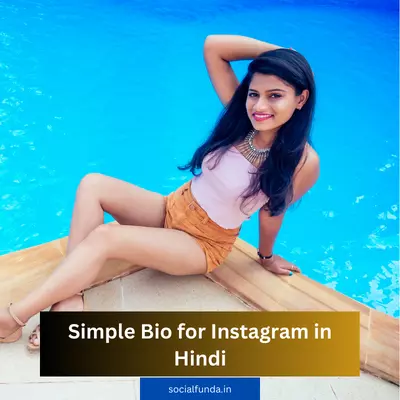 Simple Bio for Instagram in Hindi