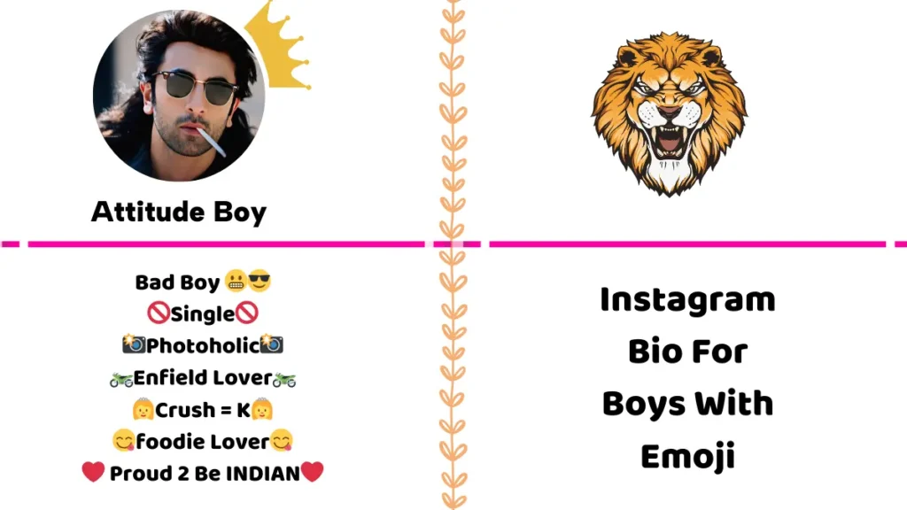 Instagram Bio For Boys With Emoji