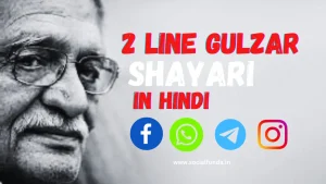 Best 400+ 2 Line Gulzar Shayari in Hindi (2024)