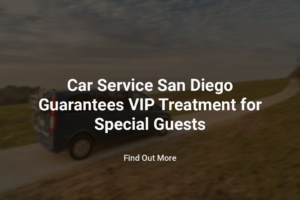 Car Service San Diego Guarantees VIP Treatment for Special Guests