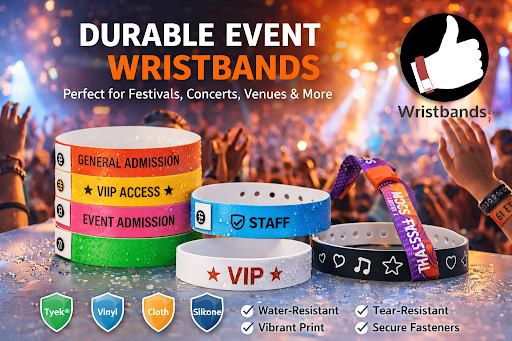 Waterproof Vinyl Wristbands
