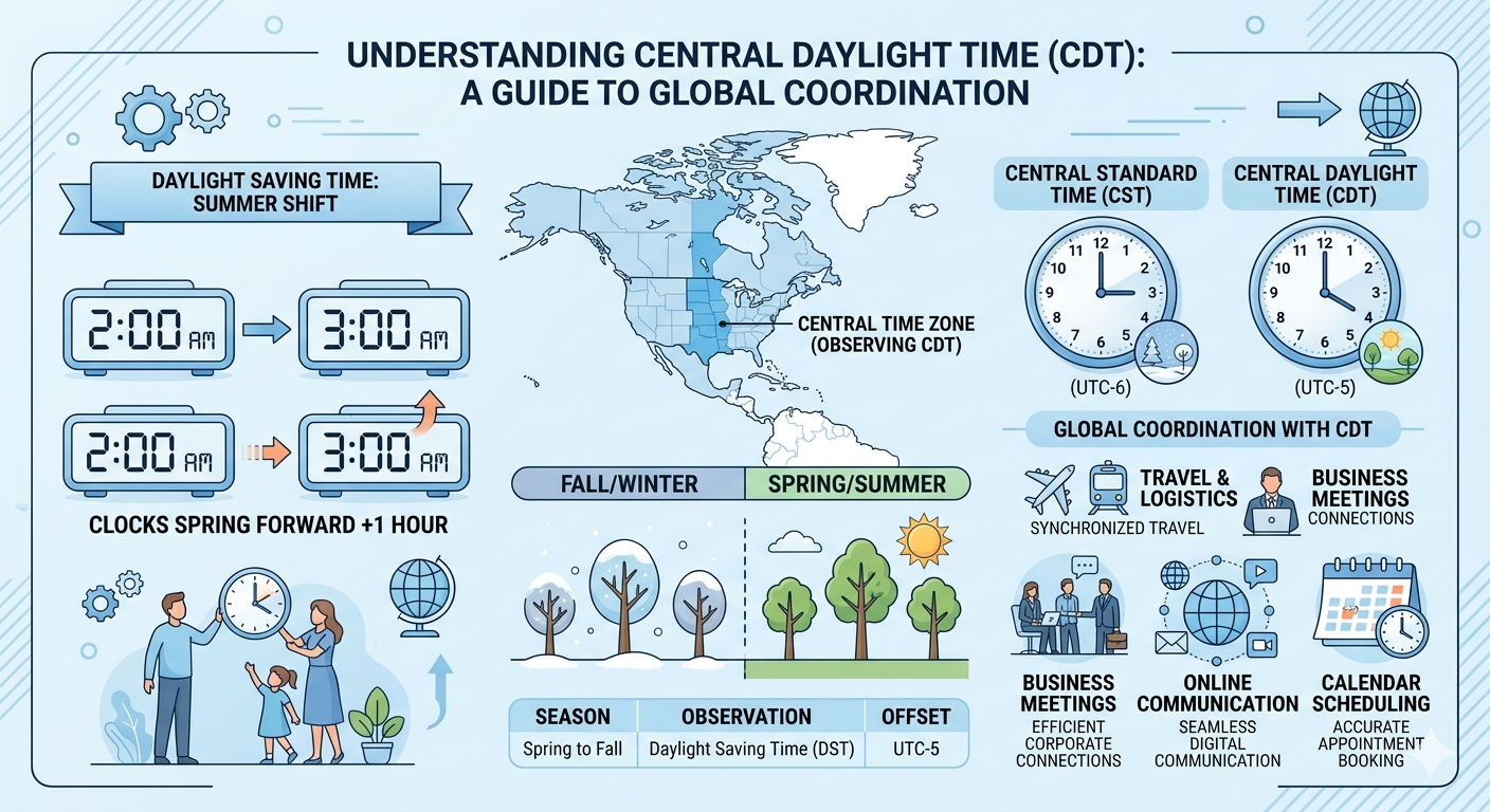 What Is Central Daylight Time (CDT) and How Does It Work